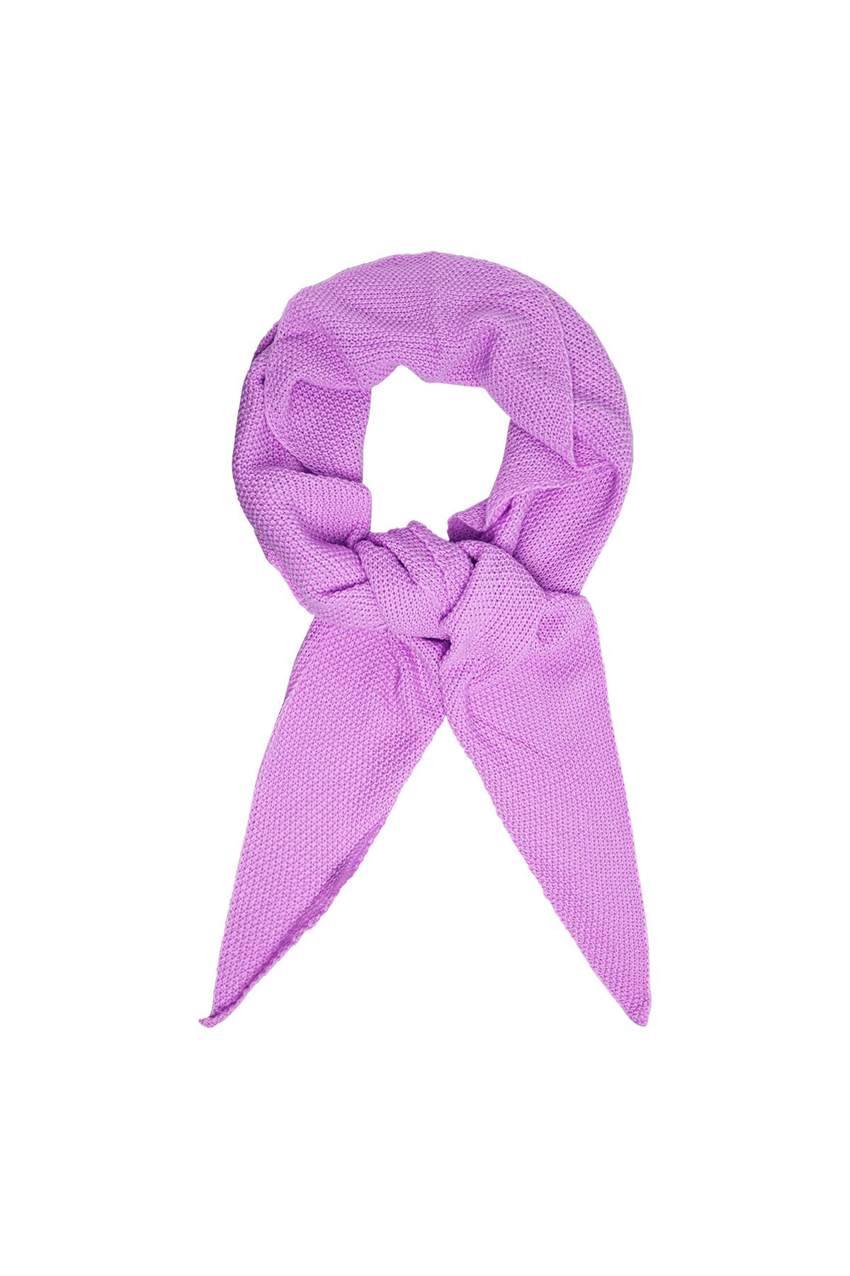 Scarf wrap me Purple Acrylic h5 