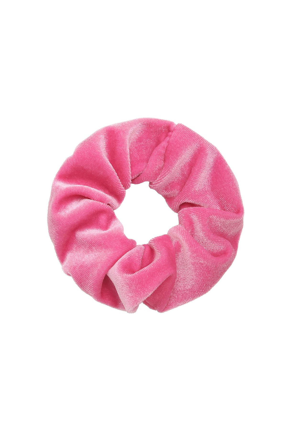 Scrunchie Sweet Velvet Rose Polyester 