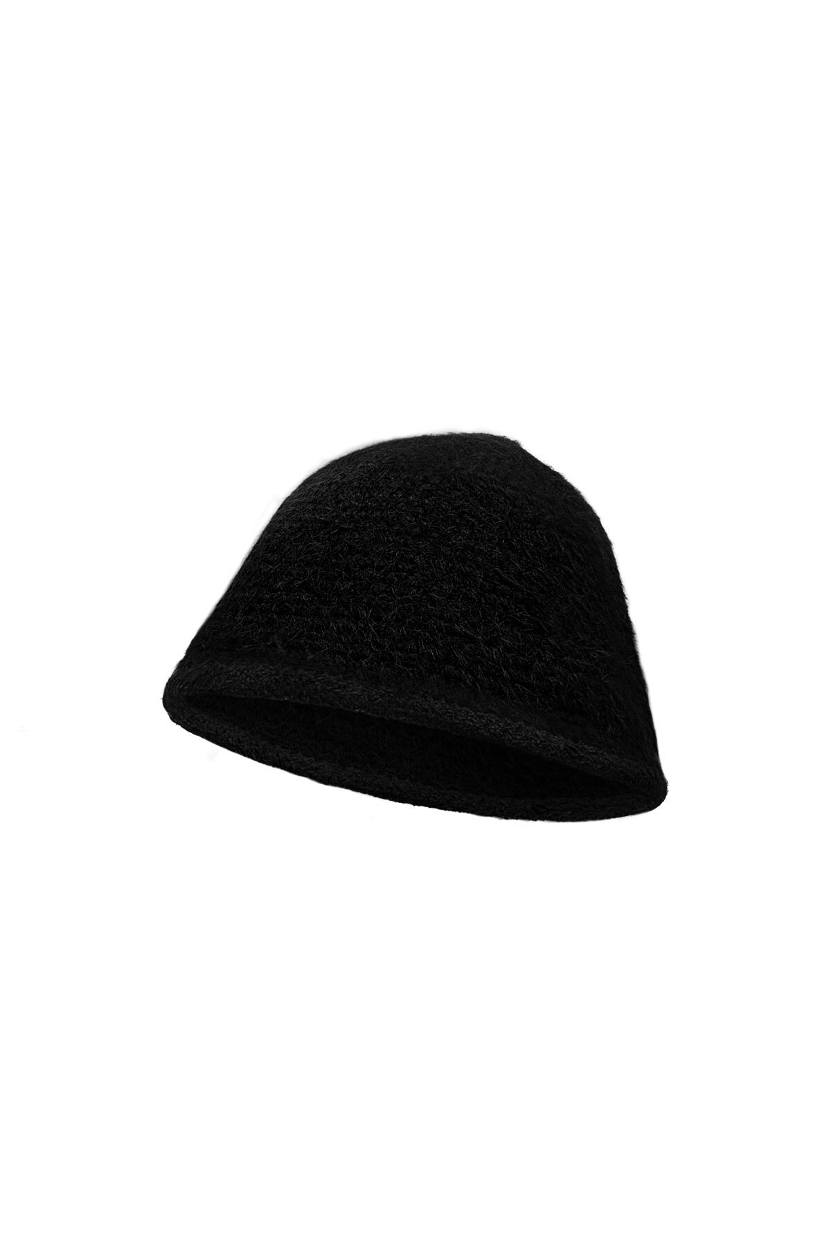 Fisherman's hat basic Black Polyester 