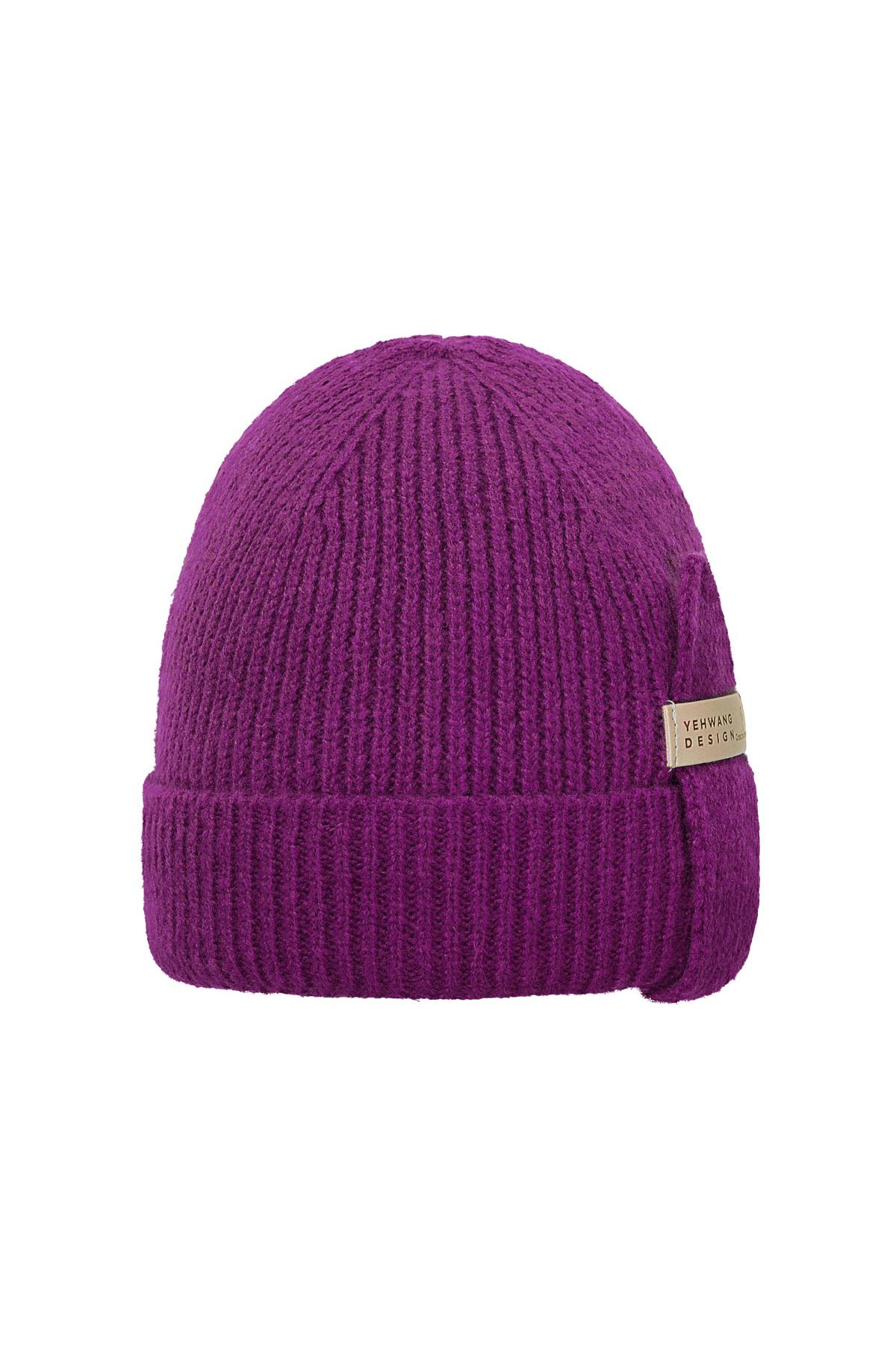 Beanie Yehwang Fuchsia Polyester h5 