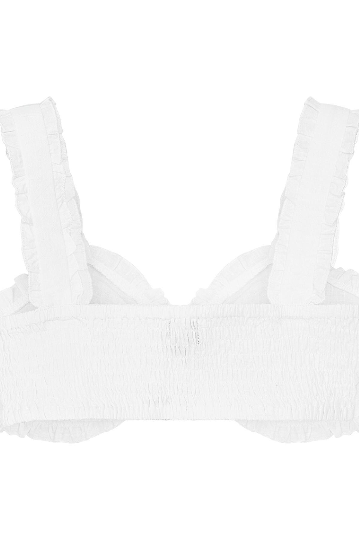 Crop top cut out - white M h5 Picture6